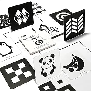 Black & White High-Contrast Flash Cards