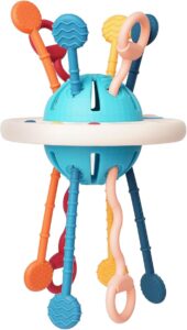 Silicone Pull String Travel Toy